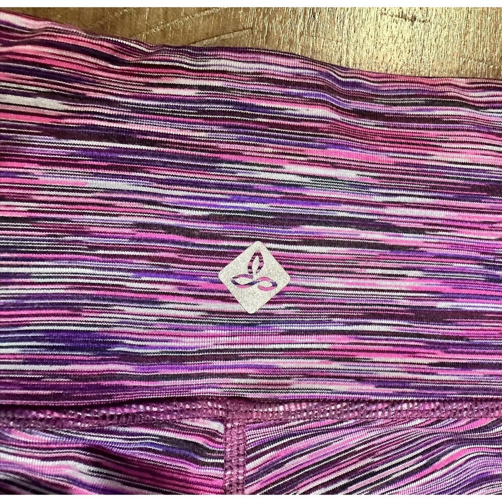 Prana Caraway Grapevine Space Dye Leggings Striped Yoga Pink Womens Size M - Picture 14 of 14
